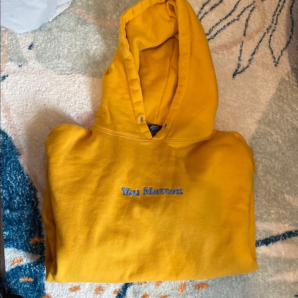 Yellow 'You Matter' Hoodie
